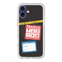 スリムプロテクションプレミアムケース with MagSafe［ FRAGILE Stickers - Black ］