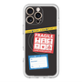 スリムプロテクションプレミアムケース with MagSafe［ FRAGILE Stickers - Black ］