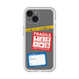 スリムプロテクションプレミアムケース with MagSafe［ FRAGILE Stickers - Gray ］