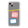 スリムプロテクションプレミアムケース with MagSafe［ FRAGILE Stickers - Gray ］