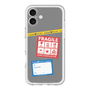 スリムプロテクションプレミアムケース with MagSafe［ FRAGILE Stickers - Gray ］