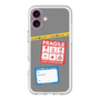 スリムプロテクションプレミアムケース with MagSafe［ FRAGILE Stickers - Gray ］