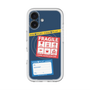 スリムプロテクションプレミアムケース with MagSafe［ FRAGILE Stickers - Navy ］