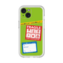 スリムプロテクションプレミアムケース with MagSafe［ FRAGILE Stickers - Green ］