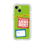 スリムプロテクションプレミアムケース with MagSafe［ FRAGILE Stickers - Green ］