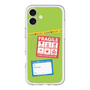 スリムプロテクションプレミアムケース with MagSafe［ FRAGILE Stickers - Green ］