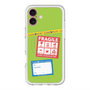 スリムプロテクションプレミアムケース with MagSafe［ FRAGILE Stickers - Green ］