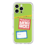 スリムプロテクションプレミアムケース with MagSafe［ FRAGILE Stickers - Green ］