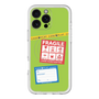 スリムプロテクションプレミアムケース with MagSafe［ FRAGILE Stickers - Green ］