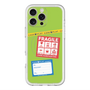 スリムプロテクションプレミアムケース with MagSafe［ FRAGILE Stickers - Green ］