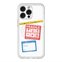 スリムプロテクションプレミアムケース with MagSafe［ FRAGILE Stickers - White ］
