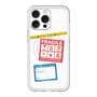 スリムプロテクションプレミアムケース with MagSafe［ FRAGILE Stickers - White ］