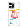 スリムプロテクションプレミアムケース with MagSafe［ FRAGILE Stickers - White ］