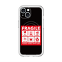 スリムプロテクションプレミアムケース with MagSafe［ FRAGILE Sticker - Black ］