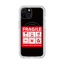 スリムプロテクションプレミアムケース with MagSafe［ FRAGILE Sticker - Black ］