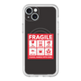 スリムプロテクションプレミアムケース with MagSafe［ FRAGILE Sticker - Black ］