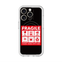 スリムプロテクションプレミアムケース with MagSafe［ FRAGILE Sticker - Black ］