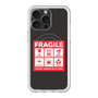 スリムプロテクションプレミアムケース with MagSafe［ FRAGILE Sticker - Black ］