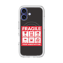 スリムプロテクションプレミアムケース with MagSafe［ FRAGILE Sticker - Black ］
