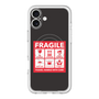 スリムプロテクションプレミアムケース with MagSafe［ FRAGILE Sticker - Black ］