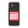 スリムプロテクションプレミアムケース with MagSafe［ FRAGILE Sticker - Black ］