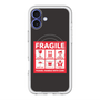 スリムプロテクションプレミアムケース with MagSafe［ FRAGILE Sticker - Black ］