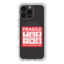 スリムプロテクションプレミアムケース with MagSafe［ FRAGILE Sticker - Black ］