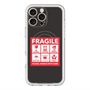 スリムプロテクションプレミアムケース with MagSafe［ FRAGILE Sticker - Black ］