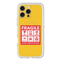 スリムプロテクションプレミアムケース with MagSafe［ FRAGILE Sticker - Yellow ］
