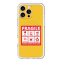 スリムプロテクションプレミアムケース with MagSafe［ FRAGILE Sticker - Yellow ］