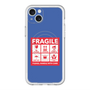 スリムプロテクションプレミアムケース with MagSafe［ FRAGILE Sticker - Blue ］