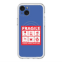 スリムプロテクションプレミアムケース with MagSafe［ FRAGILE Sticker - Blue ］