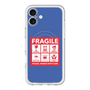 スリムプロテクションプレミアムケース with MagSafe［ FRAGILE Sticker - Blue ］