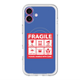 スリムプロテクションプレミアムケース with MagSafe［ FRAGILE Sticker - Blue ］