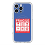 スリムプロテクションプレミアムケース with MagSafe［ FRAGILE Sticker - Blue ］