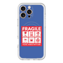 スリムプロテクションプレミアムケース with MagSafe［ FRAGILE Sticker - Blue ］