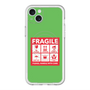スリムプロテクションプレミアムケース with MagSafe［ FRAGILE Sticker - Green ］