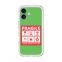 スリムプロテクションプレミアムケース with MagSafe［ FRAGILE Sticker - Green ］
