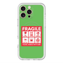 スリムプロテクションプレミアムケース with MagSafe［ FRAGILE Sticker - Green ］
