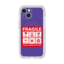 スリムプロテクションプレミアムケース with MagSafe［ FRAGILE Sticker - Purple ］