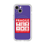 スリムプロテクションプレミアムケース with MagSafe［ FRAGILE Sticker - Purple ］