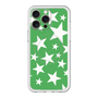 スリムプロテクションプレミアムケース with MagSafe［ Stars - Green ］