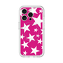 スリムプロテクションプレミアムケース with MagSafe［ Stars - Pink ］