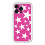 スリムプロテクションプレミアムケース with MagSafe［ Stars - Pink ］