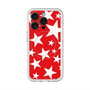 スリムプロテクションプレミアムケース with MagSafe［ Stars - Red ］