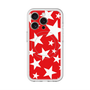 スリムプロテクションプレミアムケース with MagSafe［ Stars - Red ］