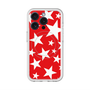 スリムプロテクションプレミアムケース with MagSafe［ Stars - Red ］