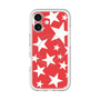 スリムプロテクションプレミアムケース with MagSafe［ Stars - Red ］