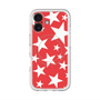 スリムプロテクションプレミアムケース with MagSafe［ Stars - Red ］