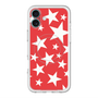 スリムプロテクションプレミアムケース with MagSafe［ Stars - Red ］